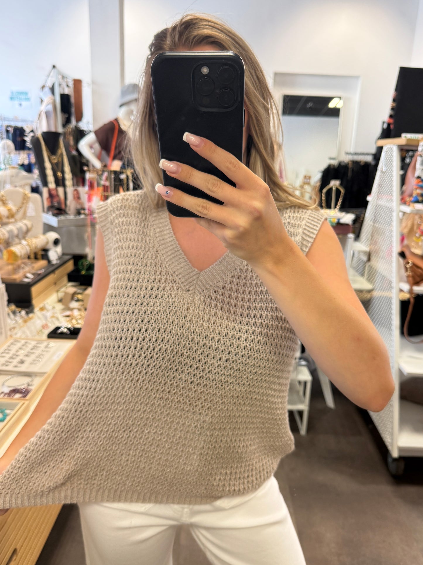 pull sans manches