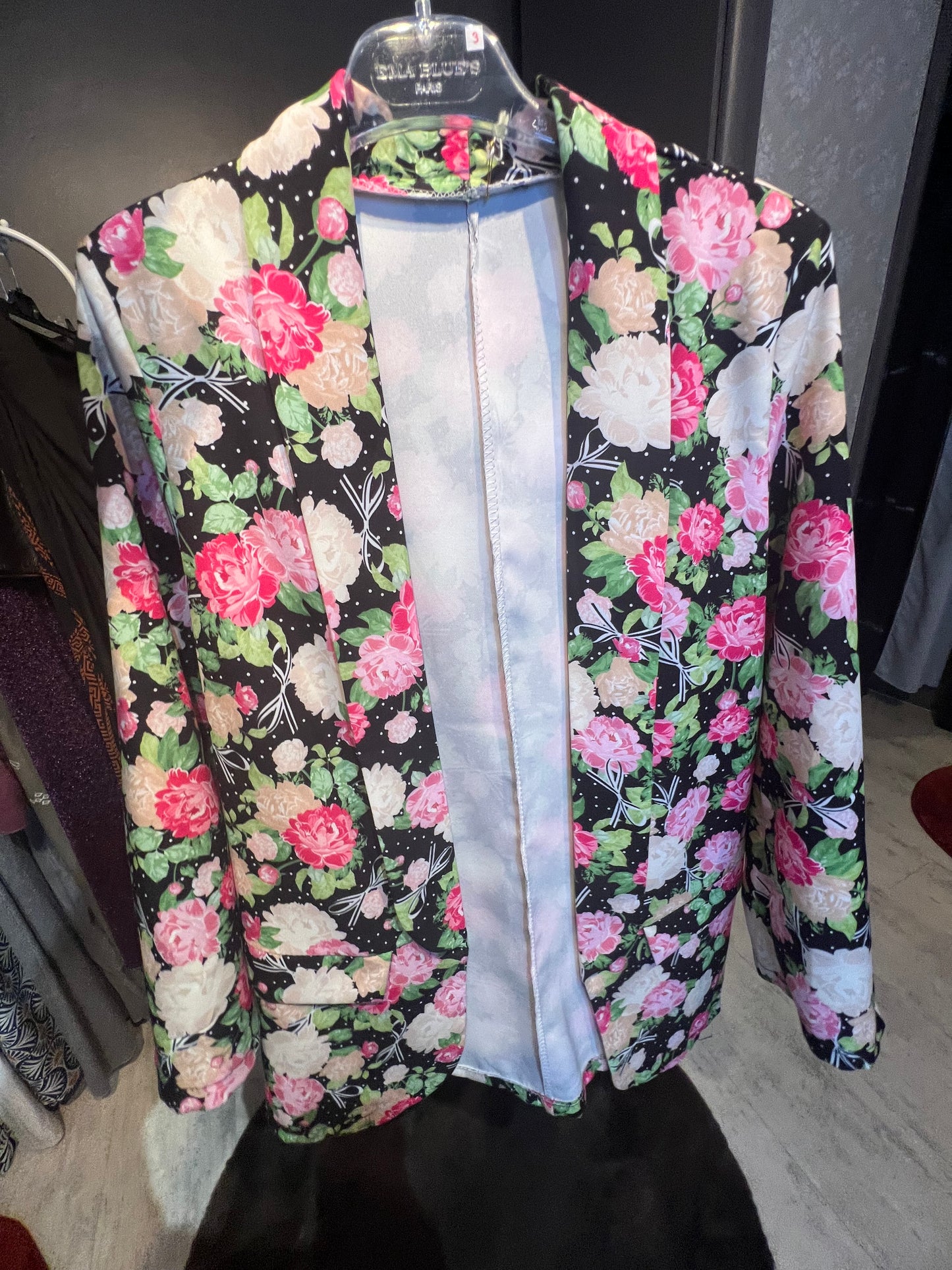 (29) blazer fleuri