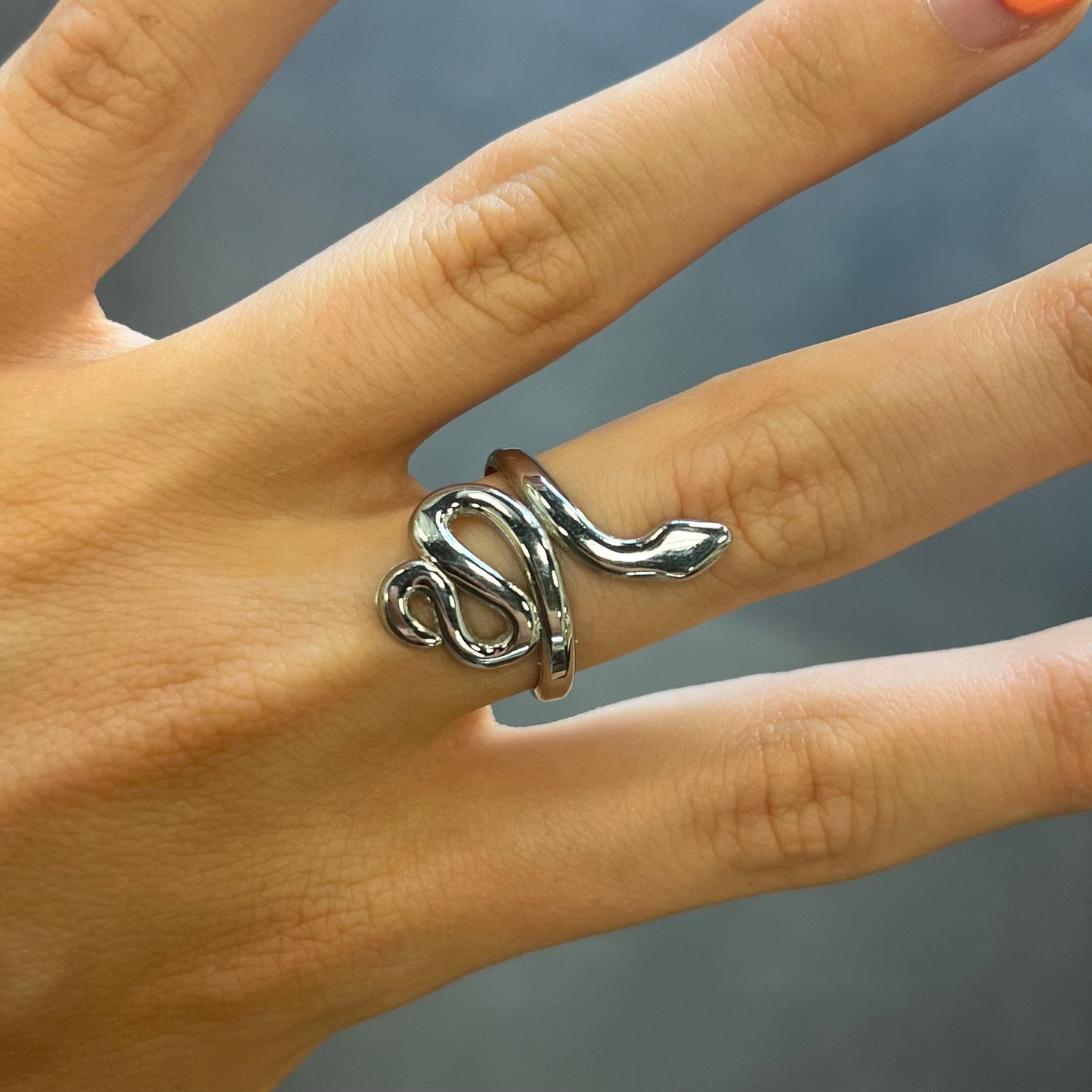 bague serpent acier inoxydable (46)