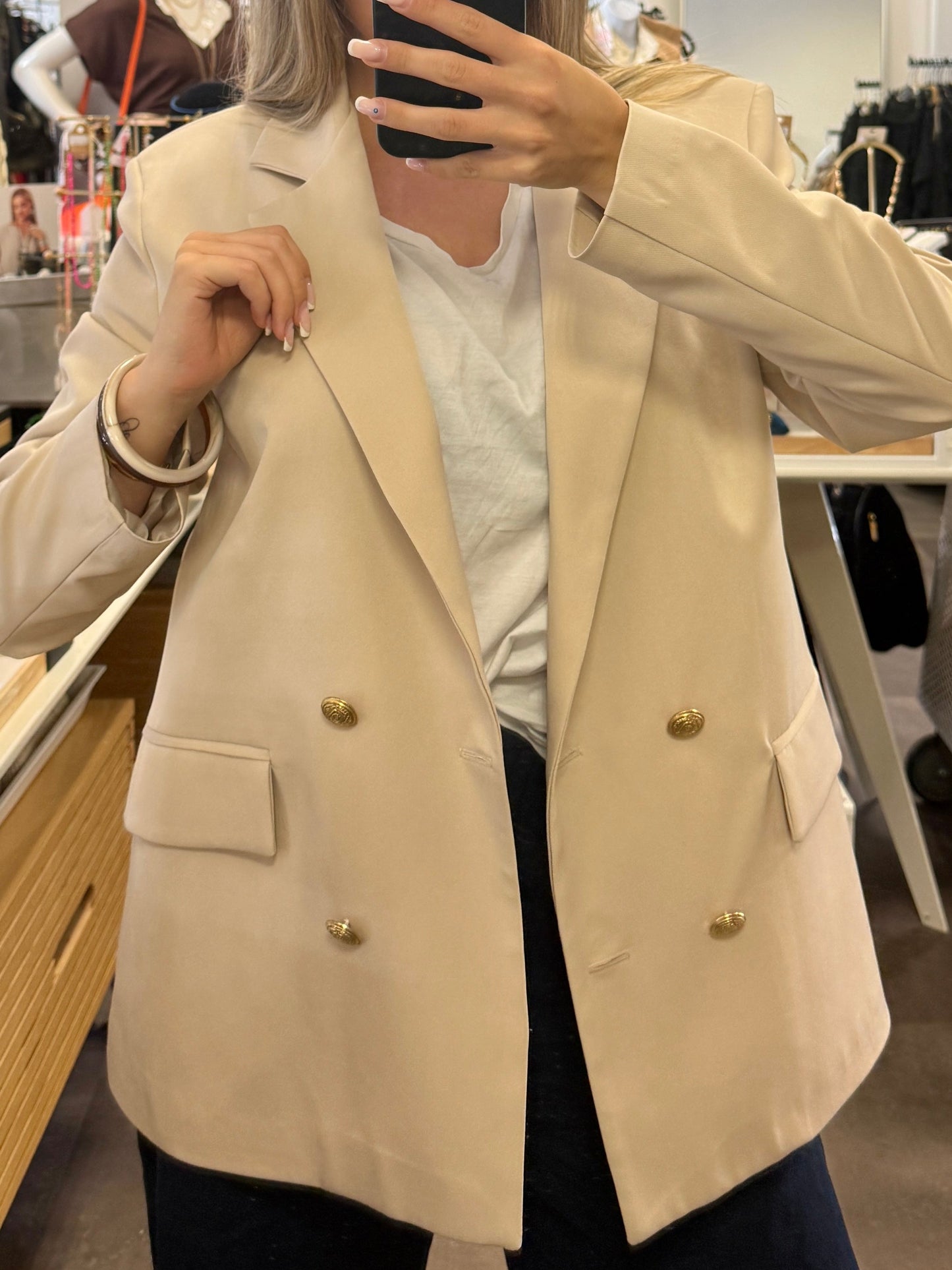 blazer beige