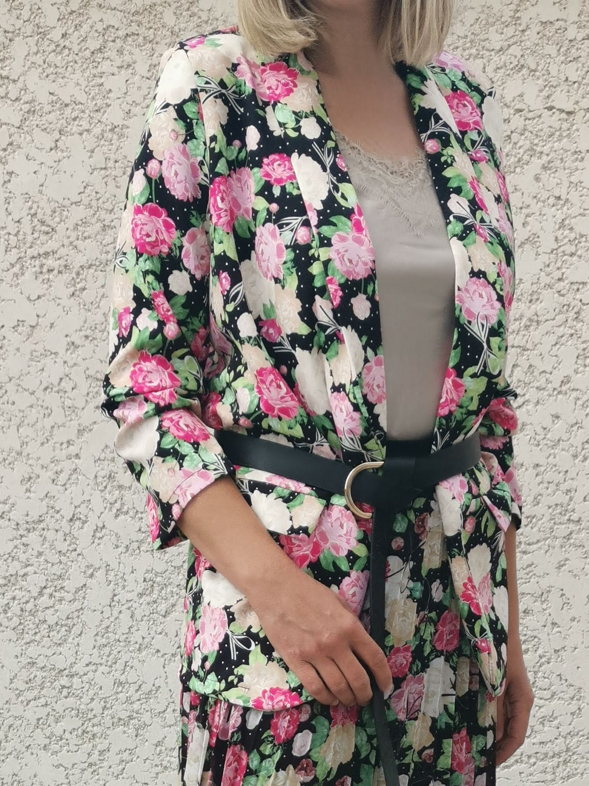 blazer fleuri