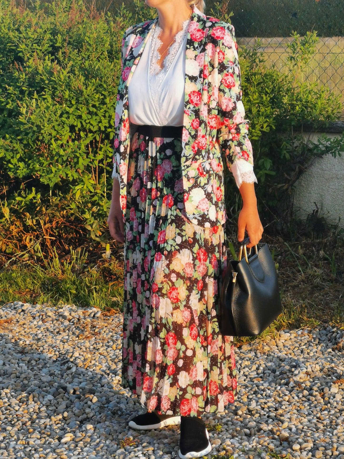 (29) blazer fleuri