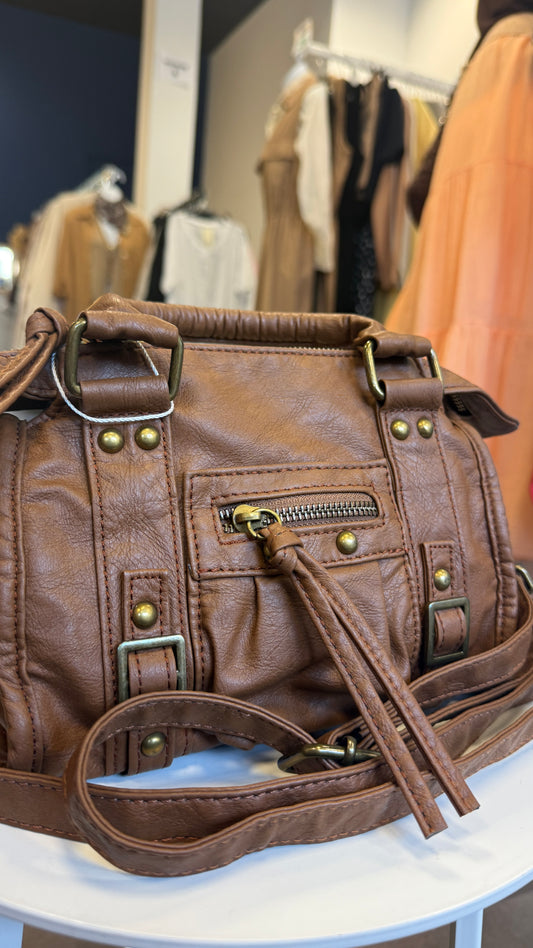 sac tendance similicuir marron