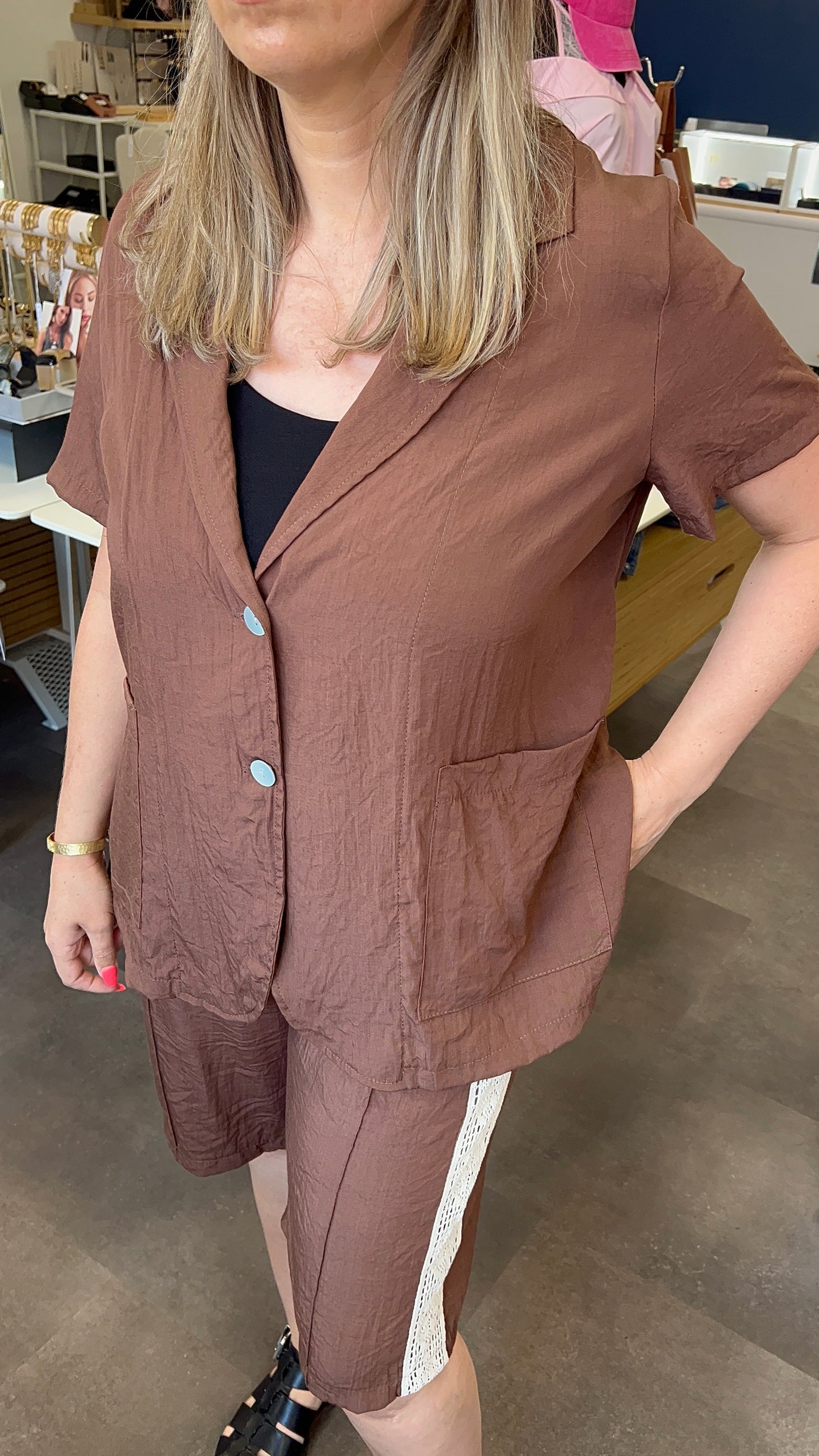 ensemble marron