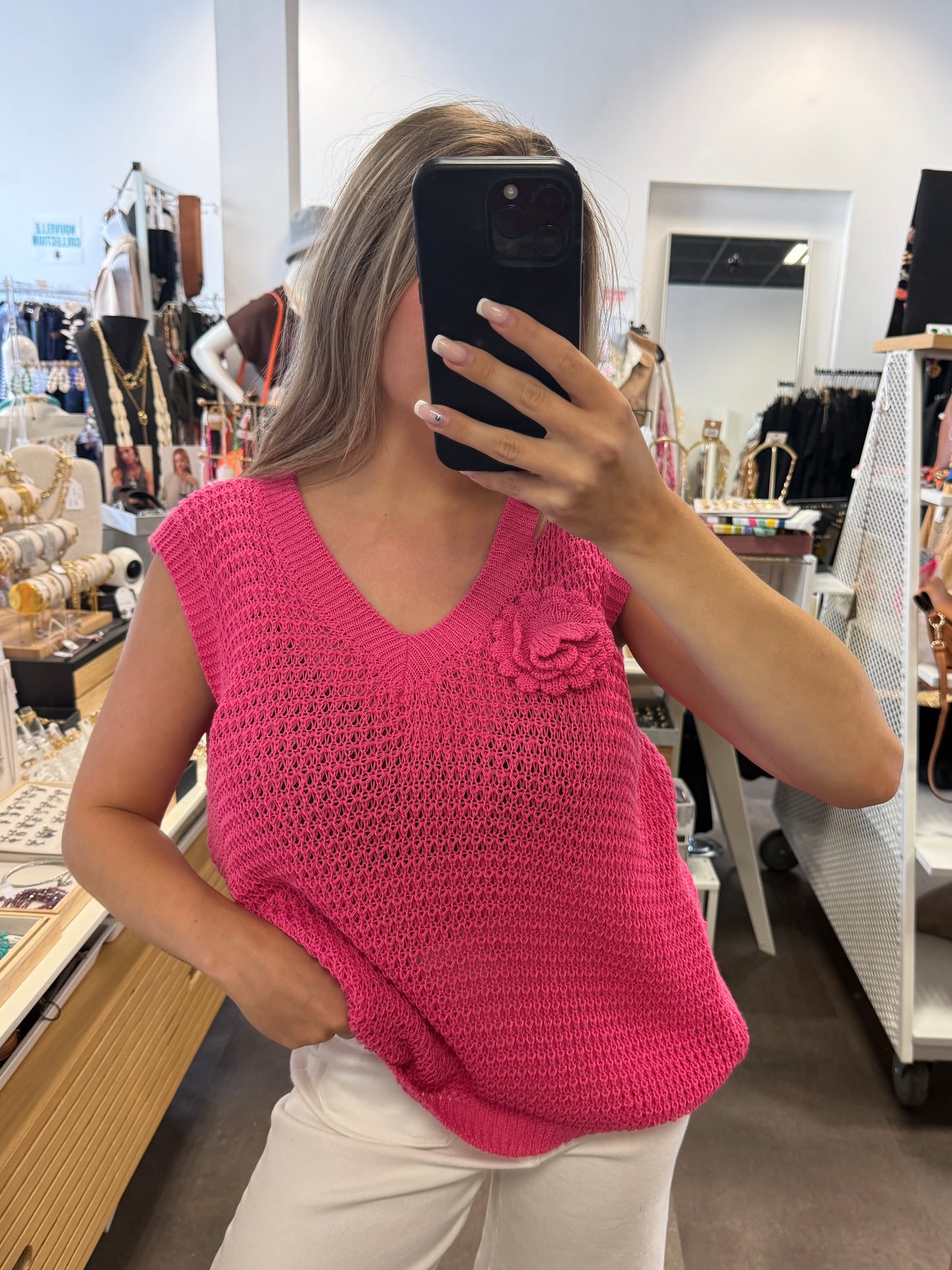 pull sans manches