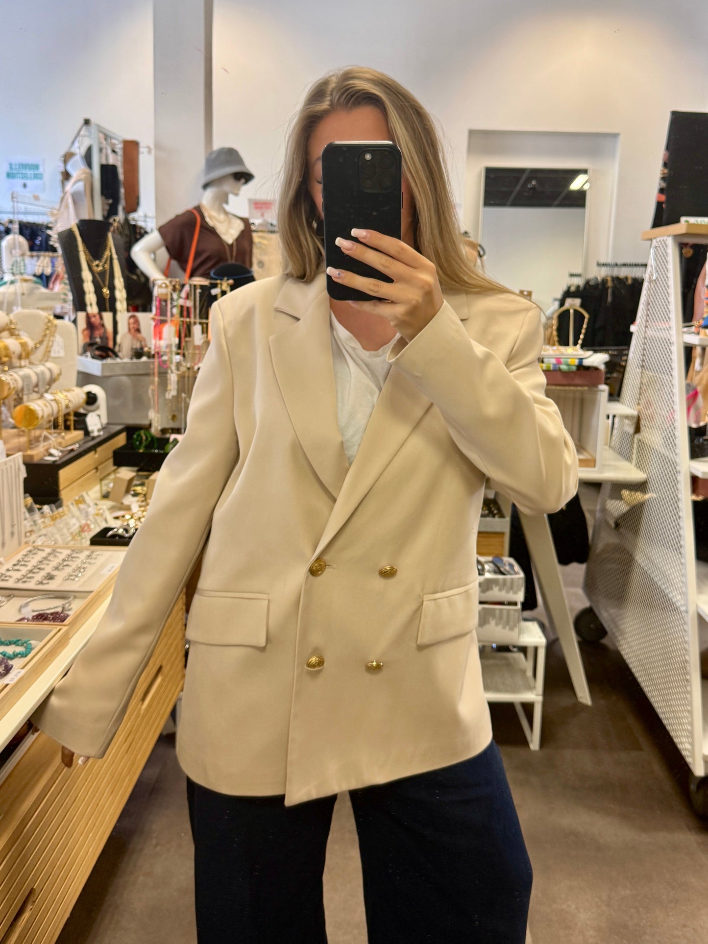 blazer beige