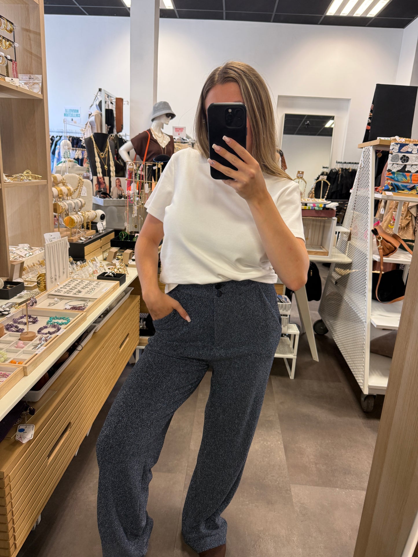 pantalon à paillettes