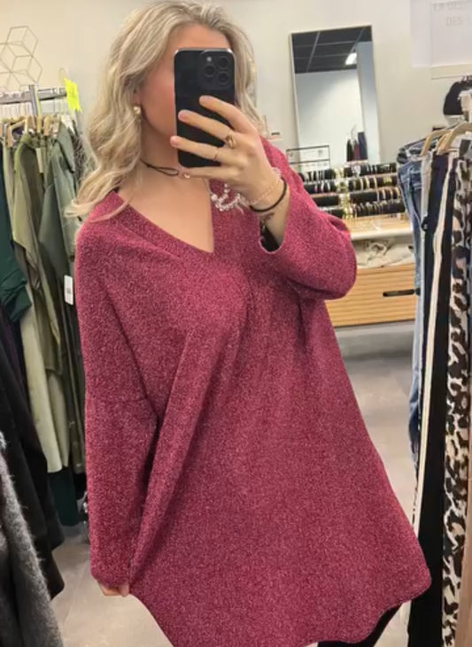 (3)robe rose pailletée
