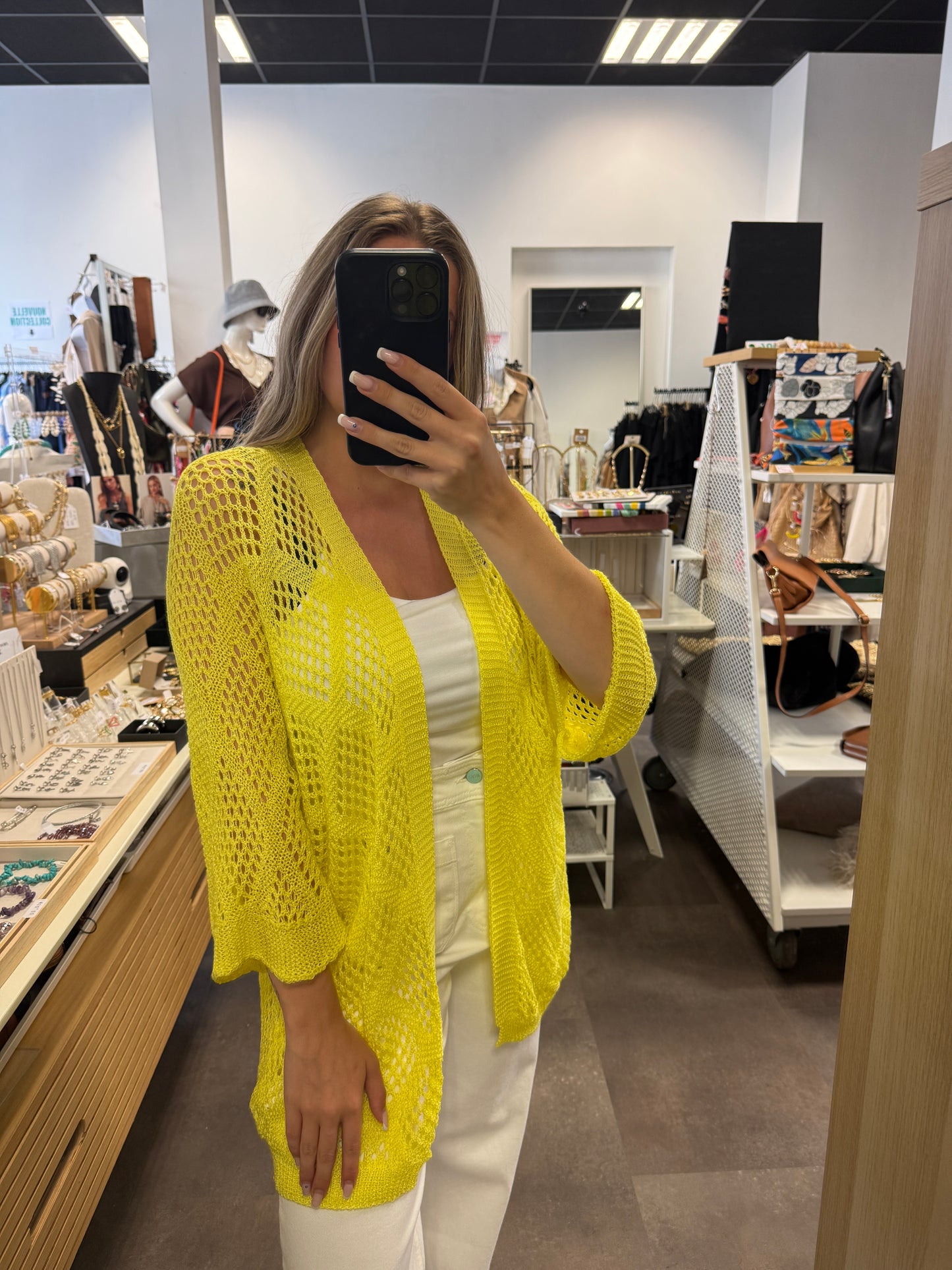 veste / gilet en maille