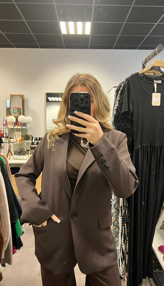 (31) blazer chocolat
