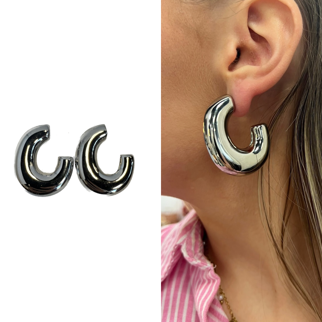 boucles d’oreilles acier inoxydable 2