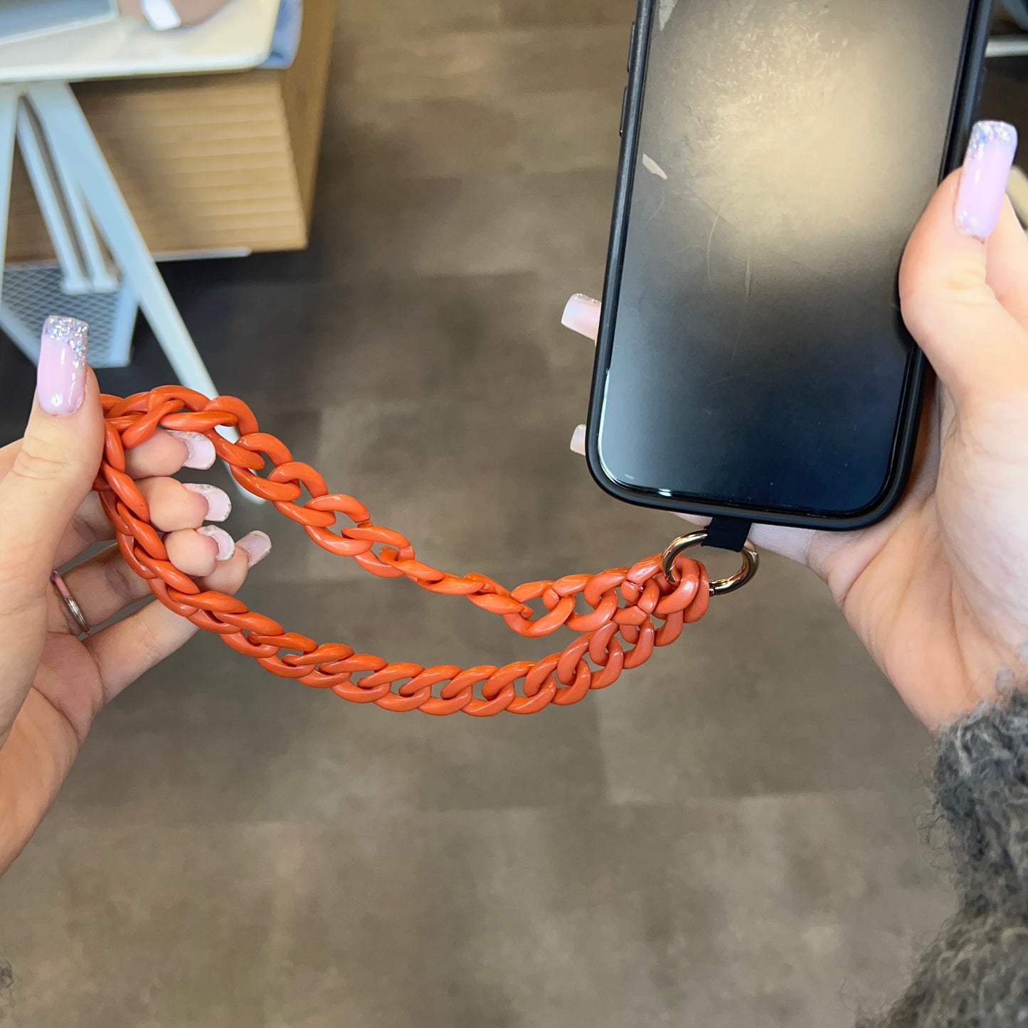 chaîne de téléphone