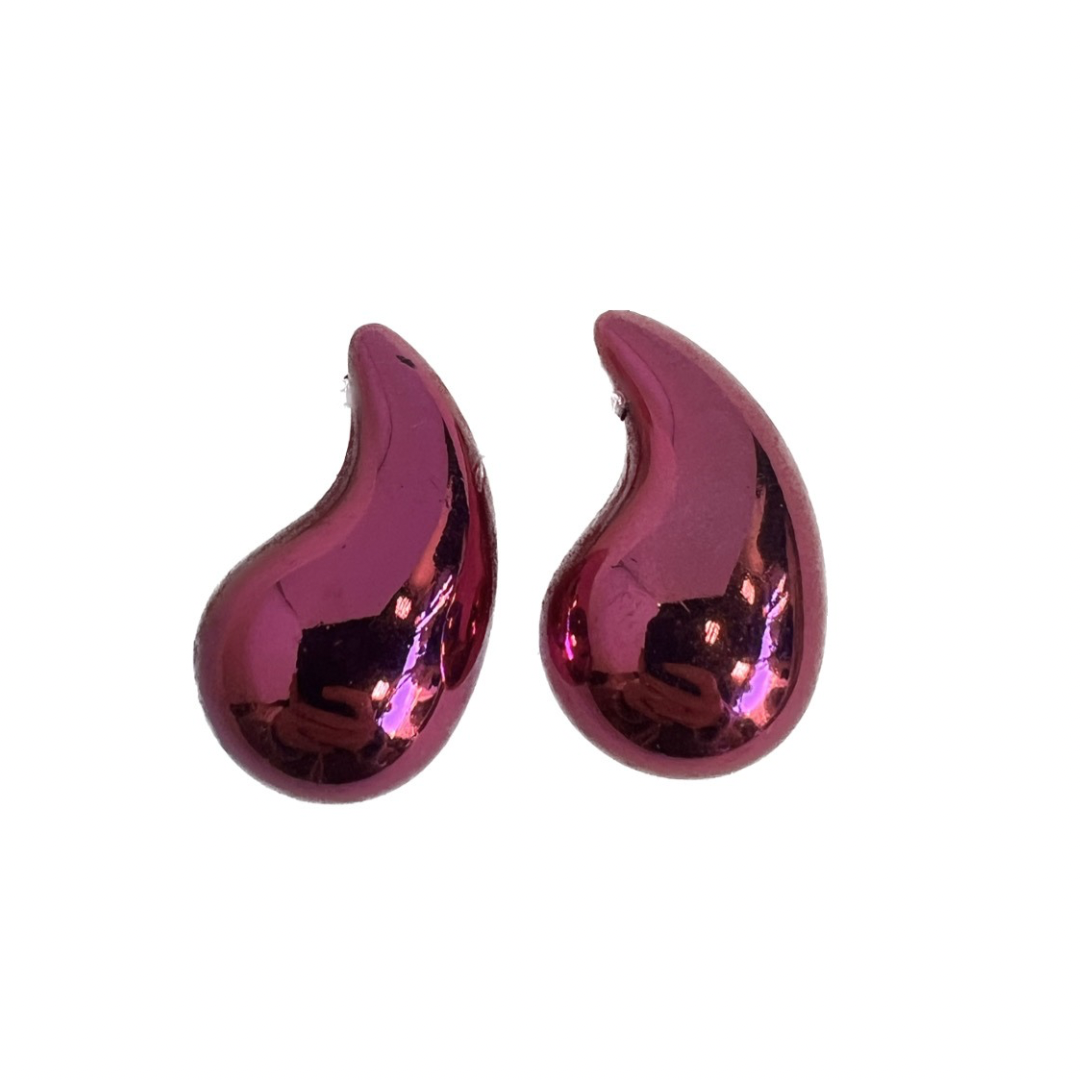 boucles gouttes colorées grande taille