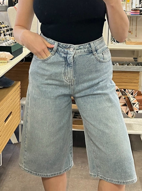 bermuda en jean