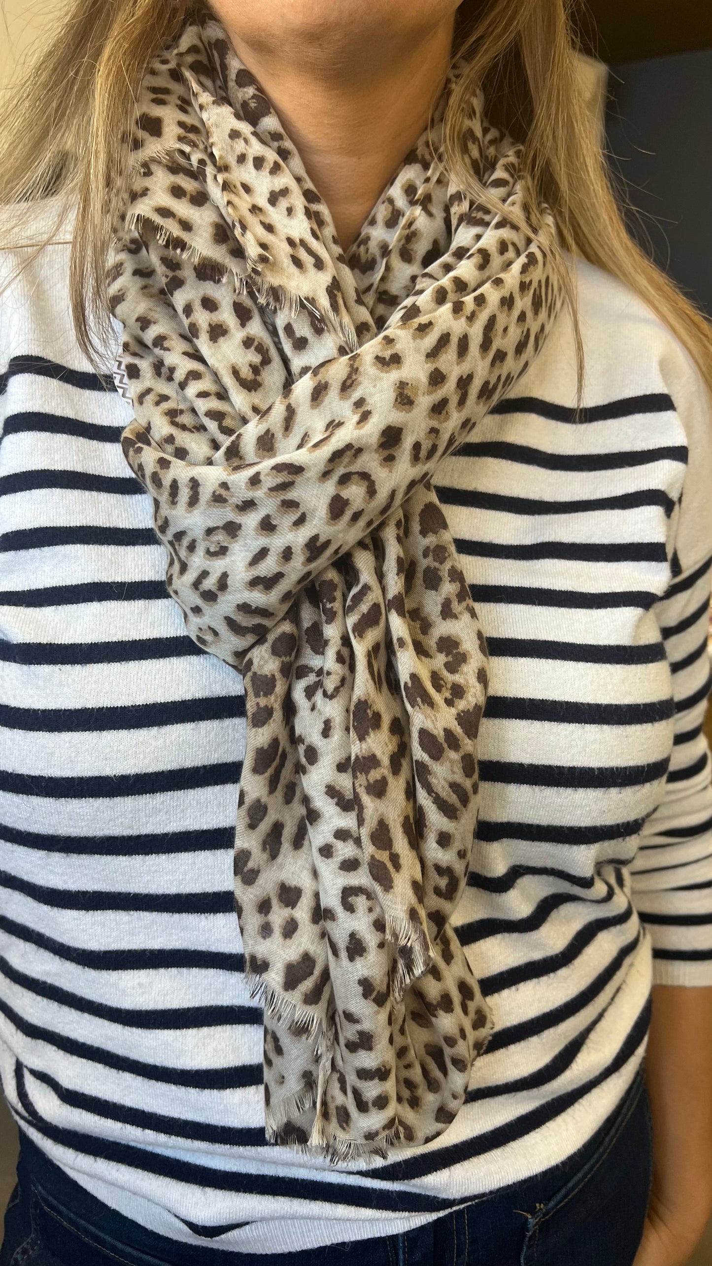 Foulard léopard