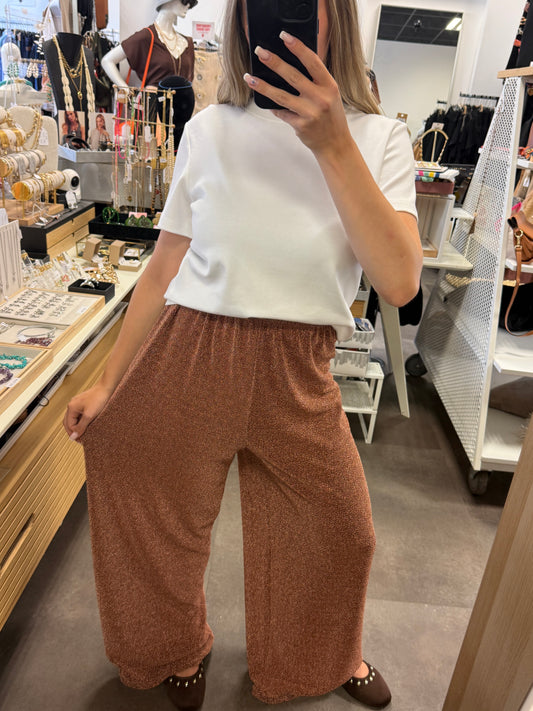 pantalon soirée brillant