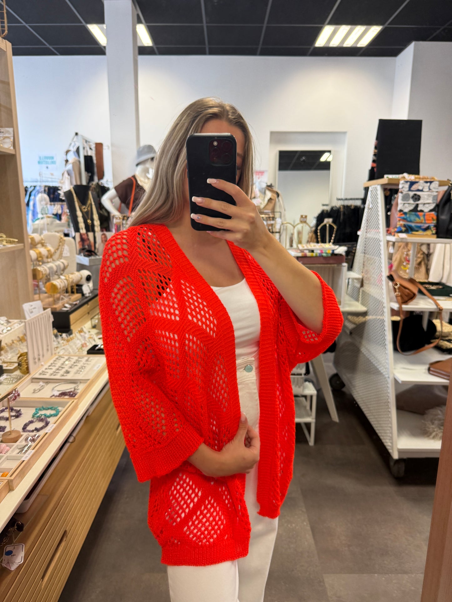 veste / gilet en maille