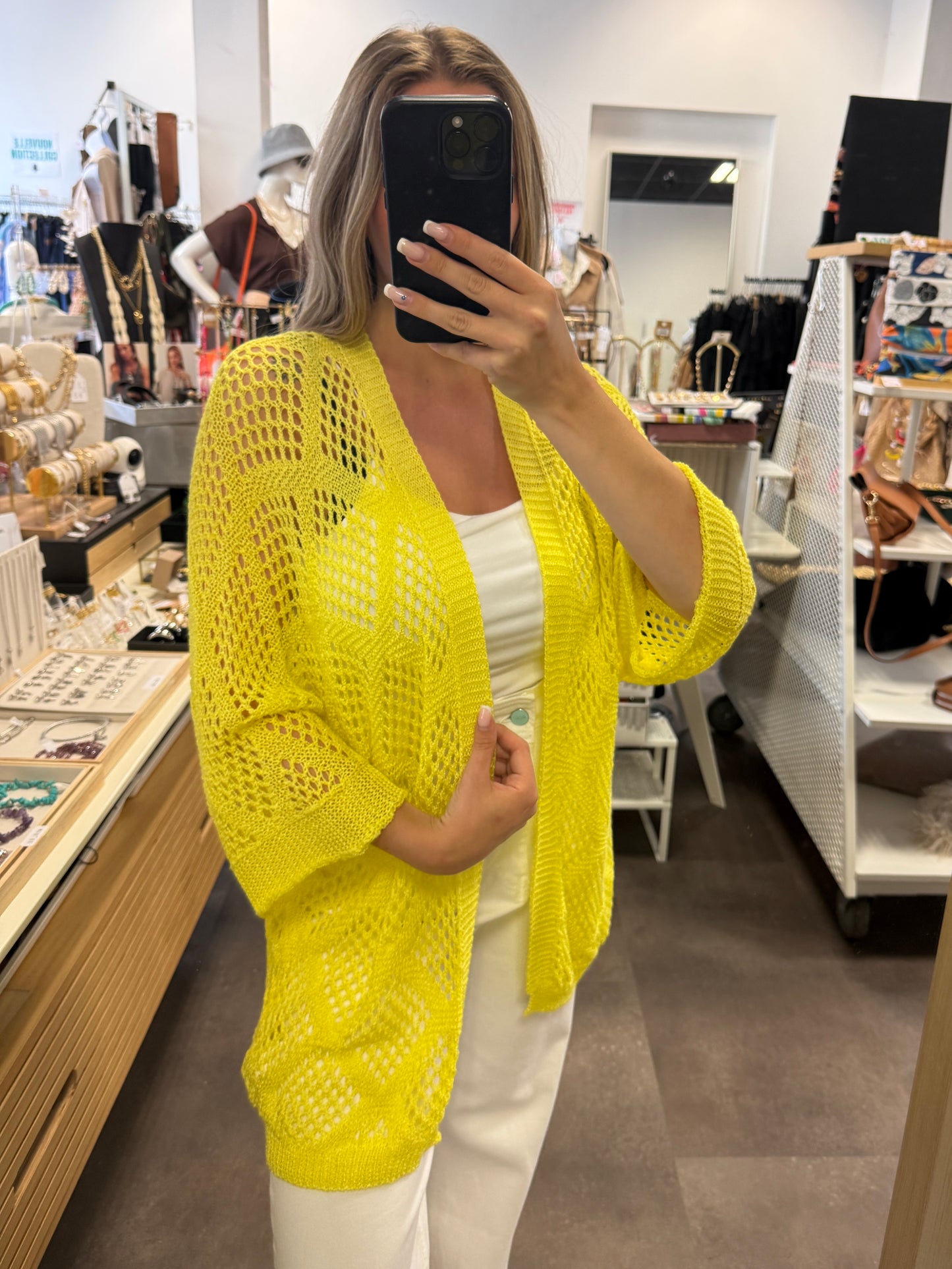 veste / gilet en maille