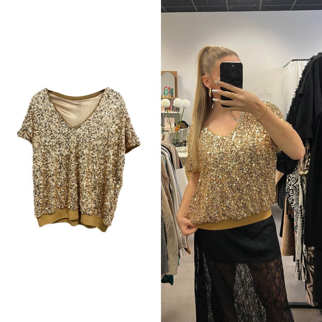 Tee shirt sequins