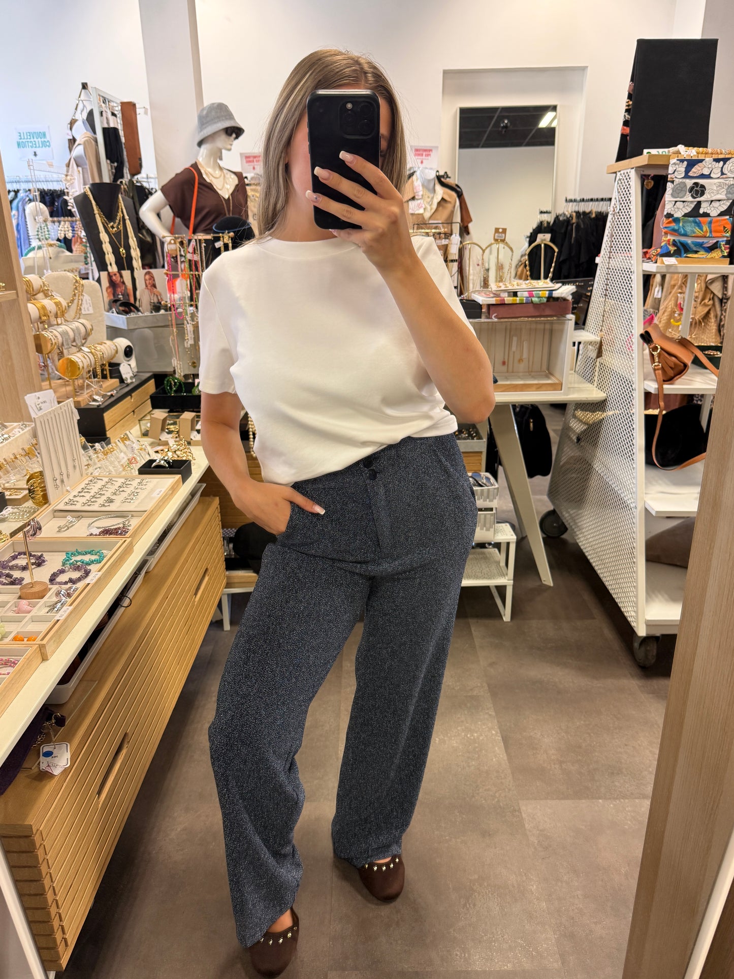 pantalon à paillettes