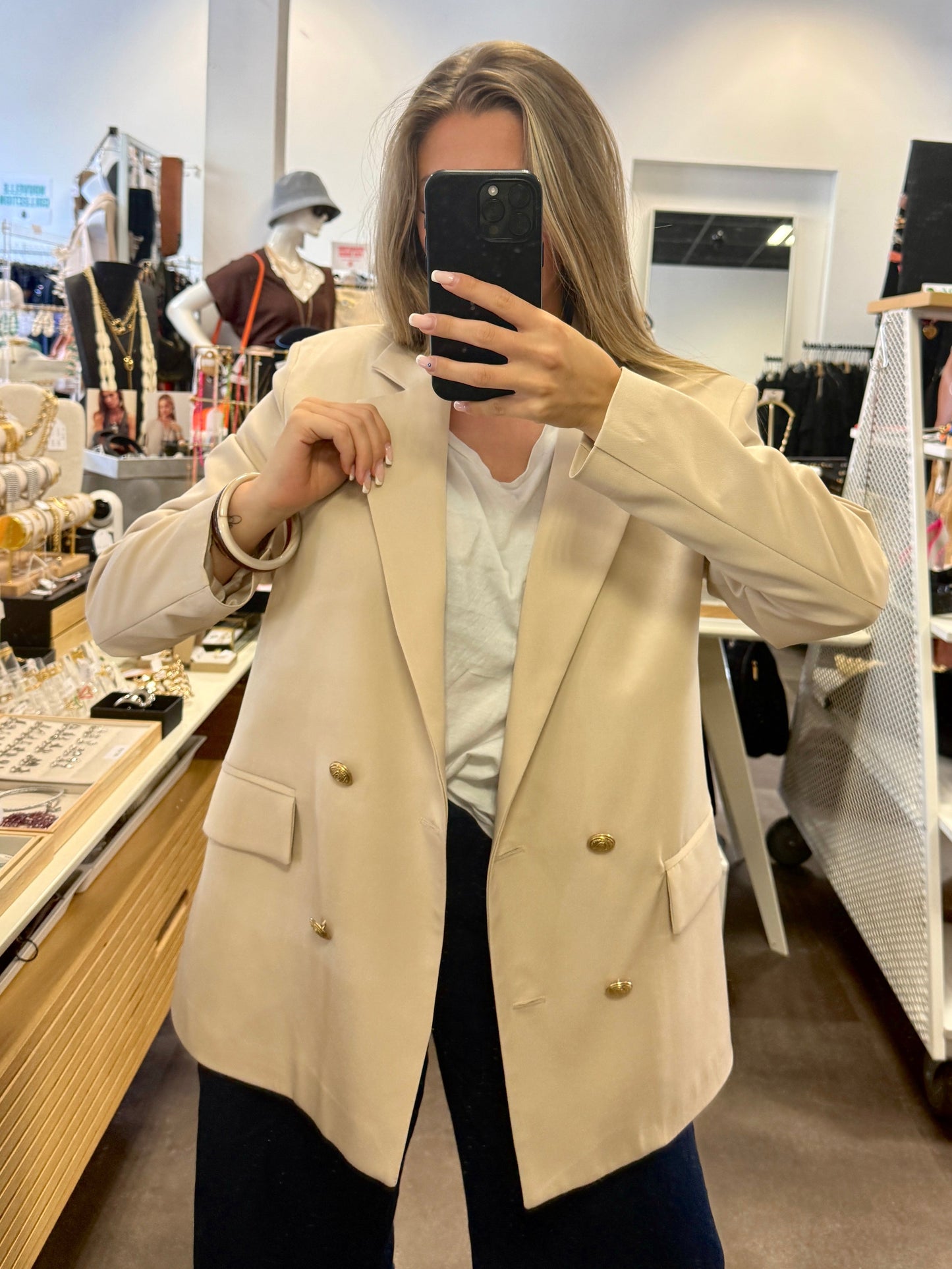 blazer beige