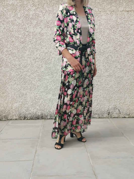 (29) blazer fleuri