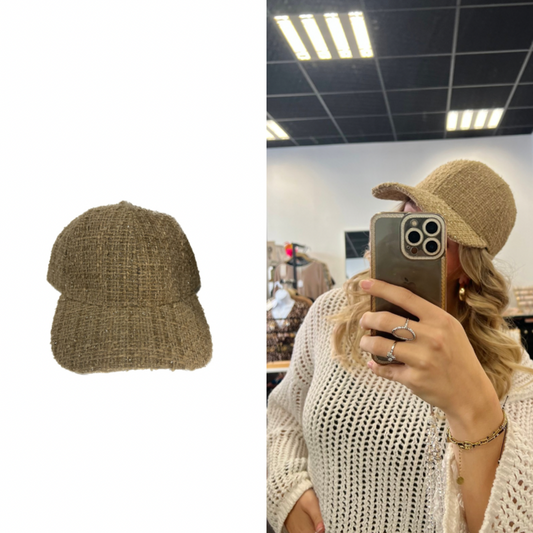 Casquette tweed